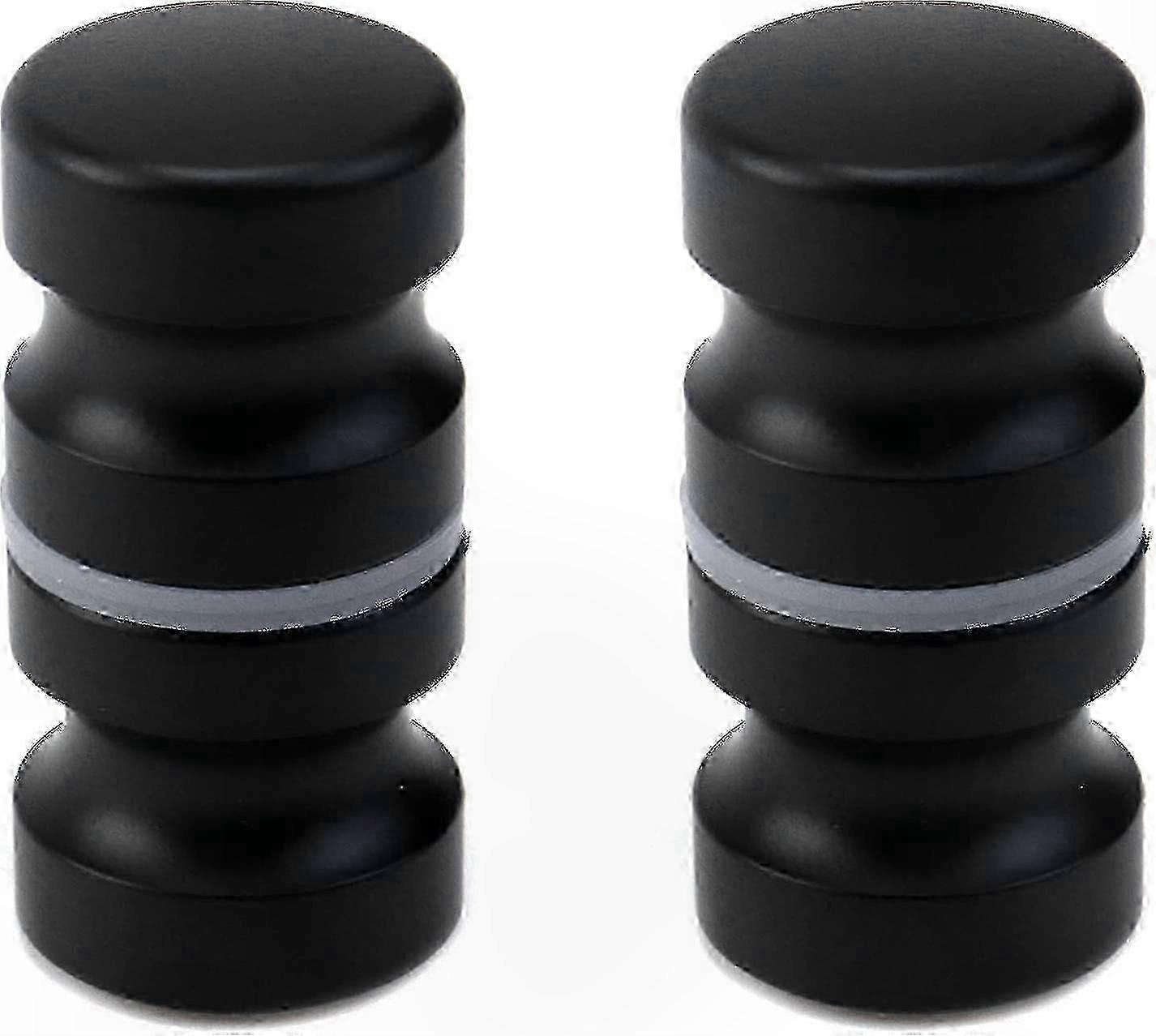 Black Bathroom Pull Handles, Glass Door Knobs, Back-to-Back Shower Door Knobs (2 Pack)