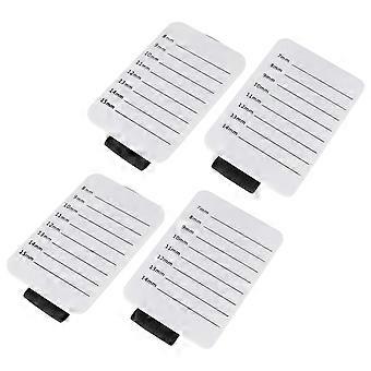 4Pcs Fake Wimpernhalter Hand Palette Wimperntablett Wimpernwerkzeuge mit Handschlaufe