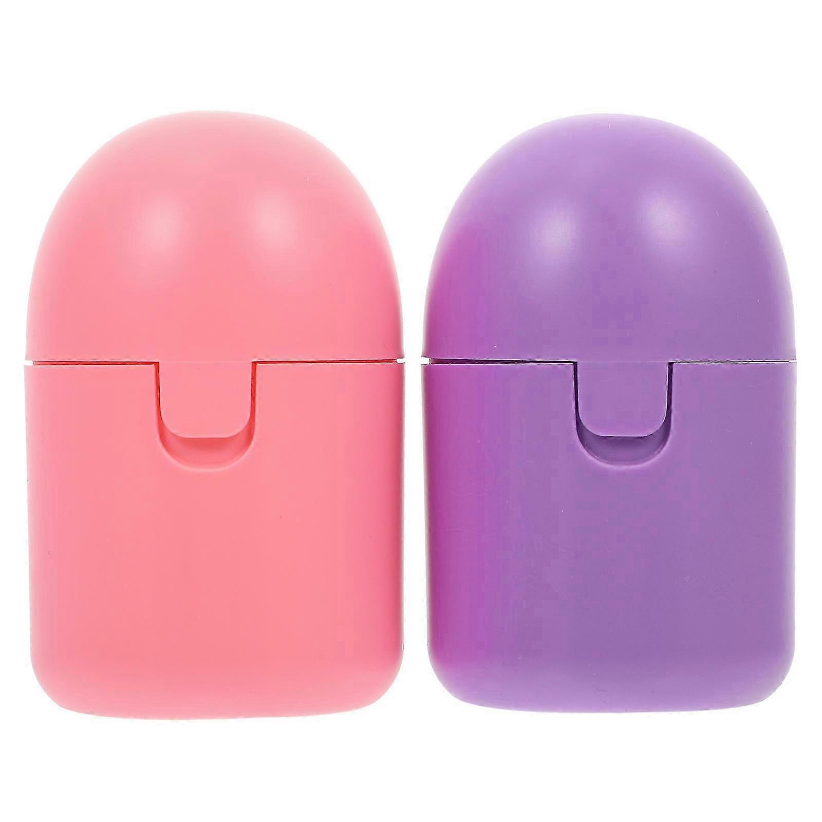 Steamed for Storage 2Pcs Durable Plastic Case