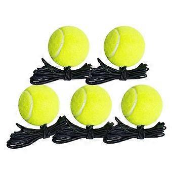 5Pcs Tennistrainingsbälle mit Saite Tennistrainerbälle Rebounds Übungsbälle für das Tennistraining im Innen- und Außenbereich