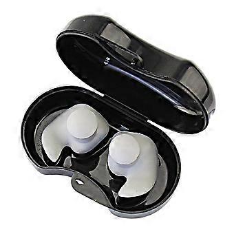 1 paire de bouchons d'oreilles de bain faciles à porter, antidérapants, ajustement parfait, doux, assistés, confortables, avec boîte de rangement, Swim Sup