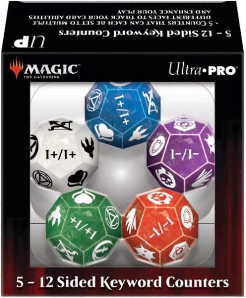 Magic The Gathering - 5 x 12-Sided Keyword Counters