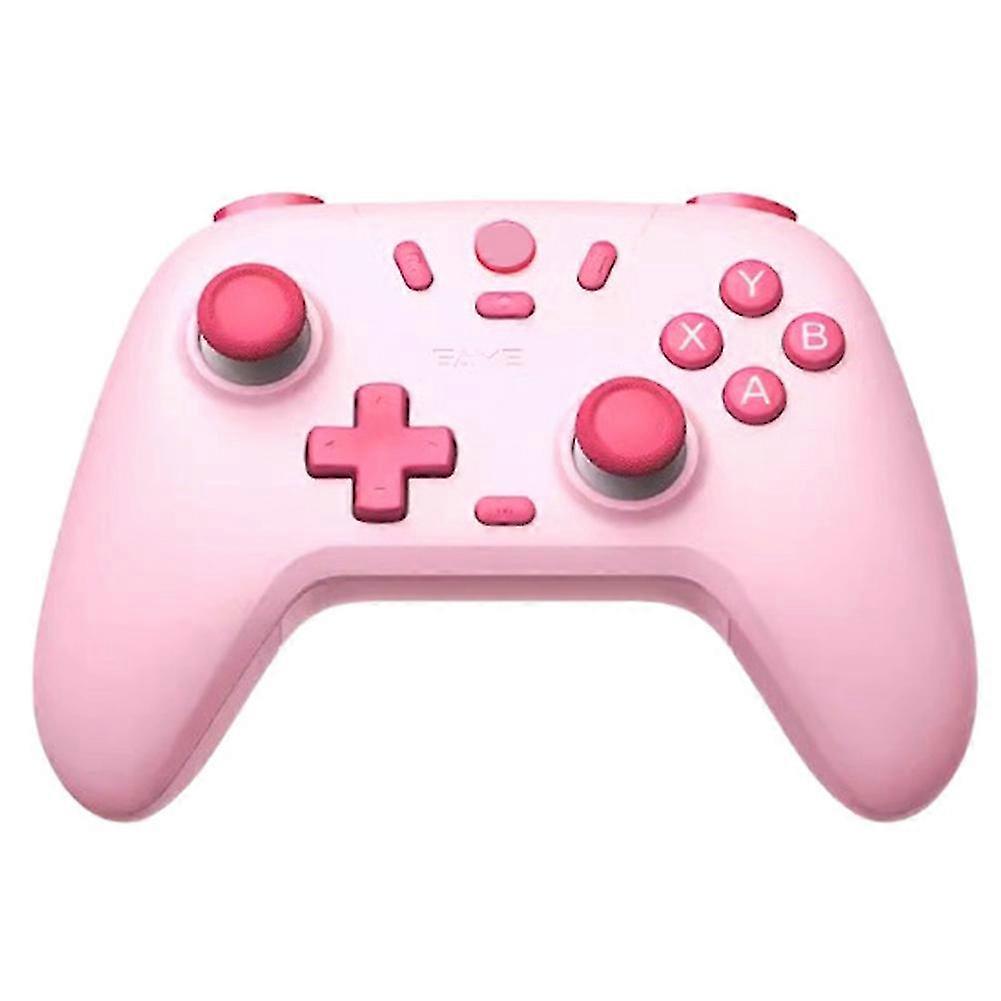 T4 Lite Wireless Controller Gamepad with Hall Effect Sensor compatible with IOS Android PC Pink