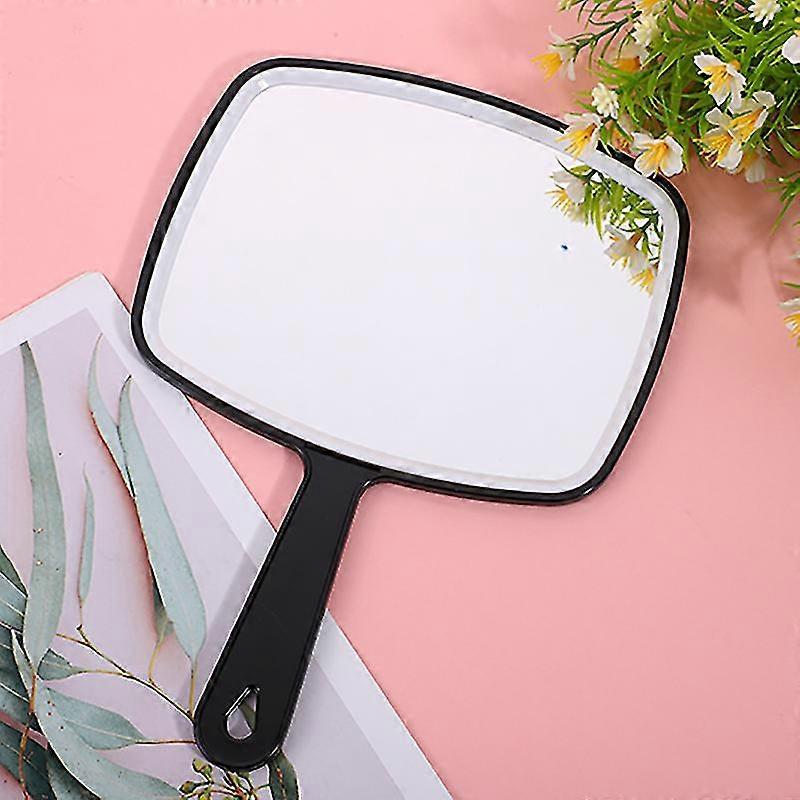 Hand Mirror with Snowflake Pattern, Large Comcompatible withtable Mirror with Handle compatible with Hair Salon