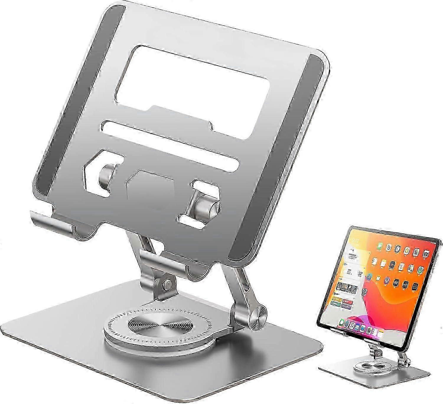 Laptop Stand For Desk, Adjustable Computer Stand With 360 Rotating Base