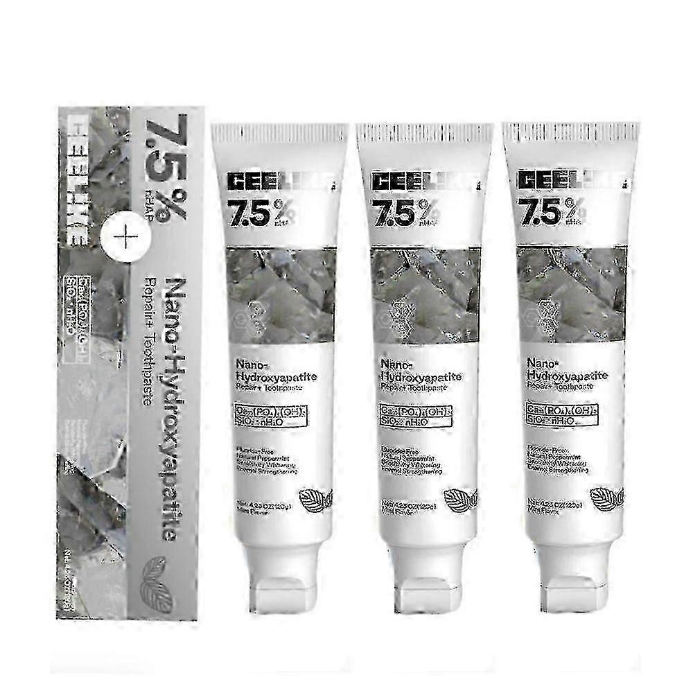3X Hydroxyapatite Toothpaste | Enamel Strengthening | Sensitivity Whitening