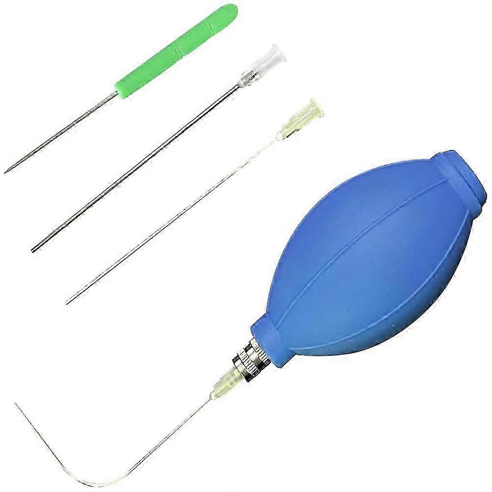 Easy Egg Blower Empty Egg Tools - One Hole Egg Pump and Drill Easter Egg Maker Supplies Ukrainian Blue