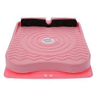 Foldable Slant Board Exercise Device for Workout Use 1Pcs Pink ABS Material