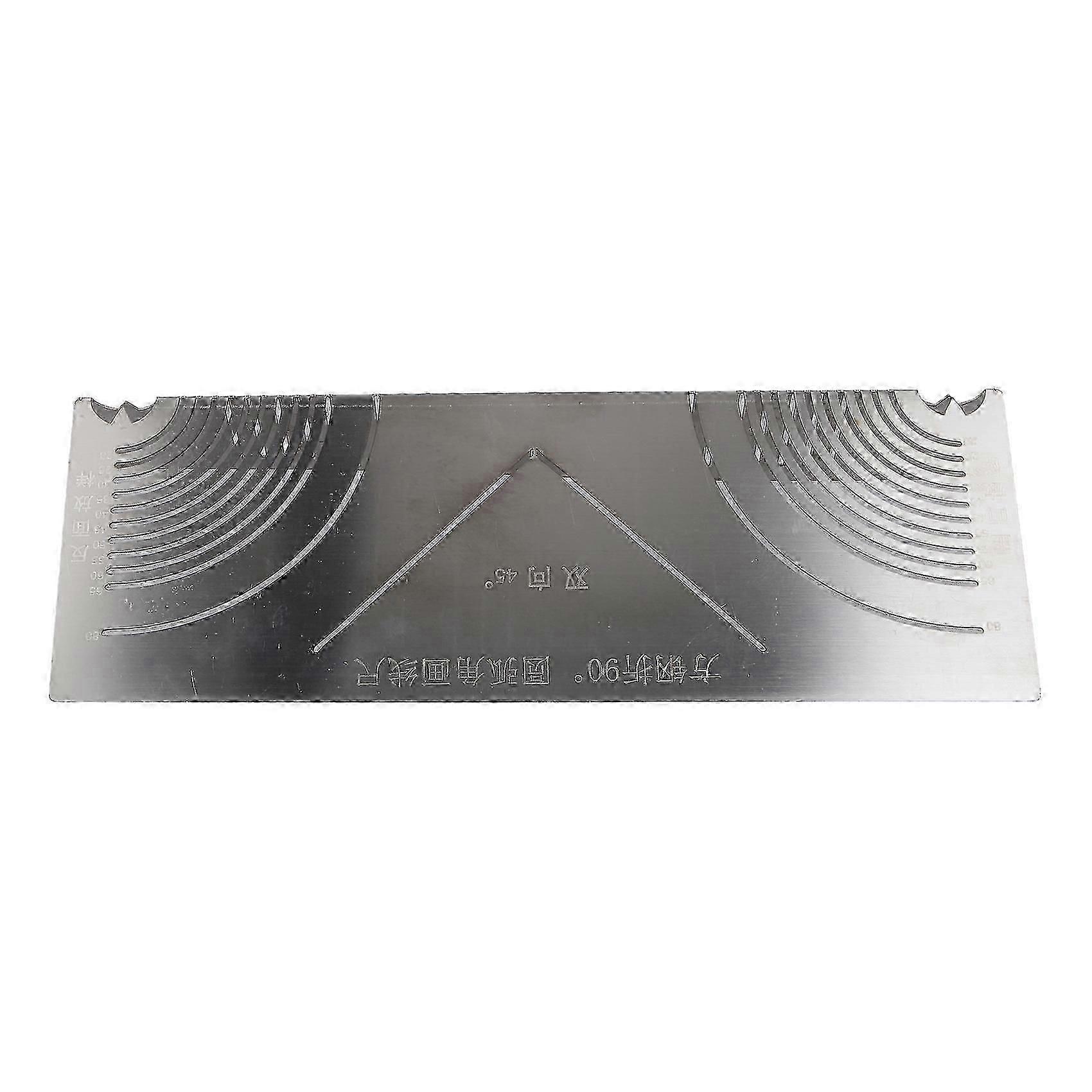 Precision Flex Angle & Arc Marking Tool, Adjustable Linear Arc Dual-Purpose Scriber, Square Steel P