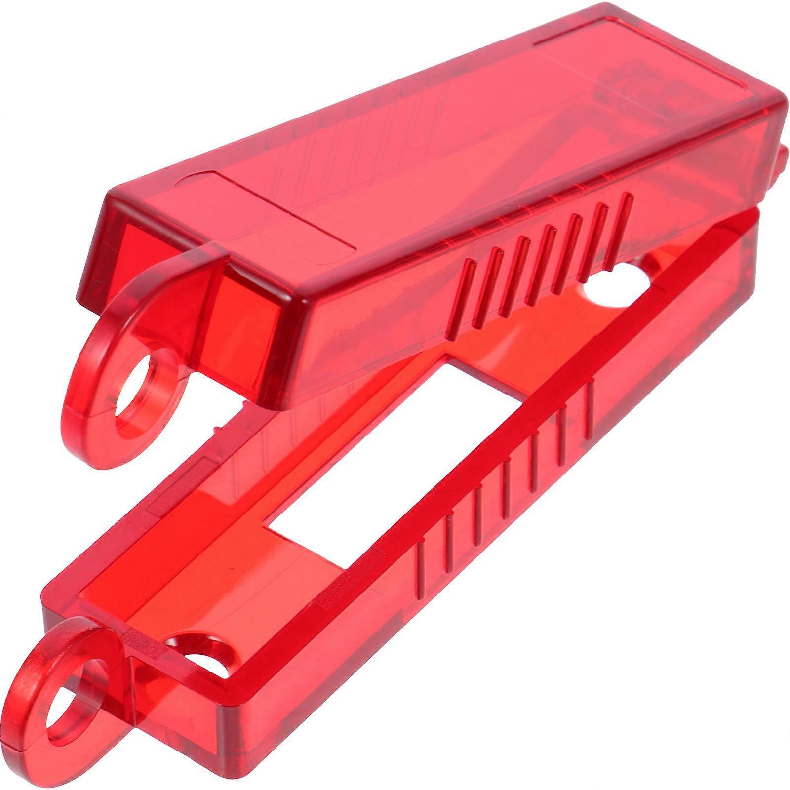 Red Wall Button Lock Light Switch for Protection