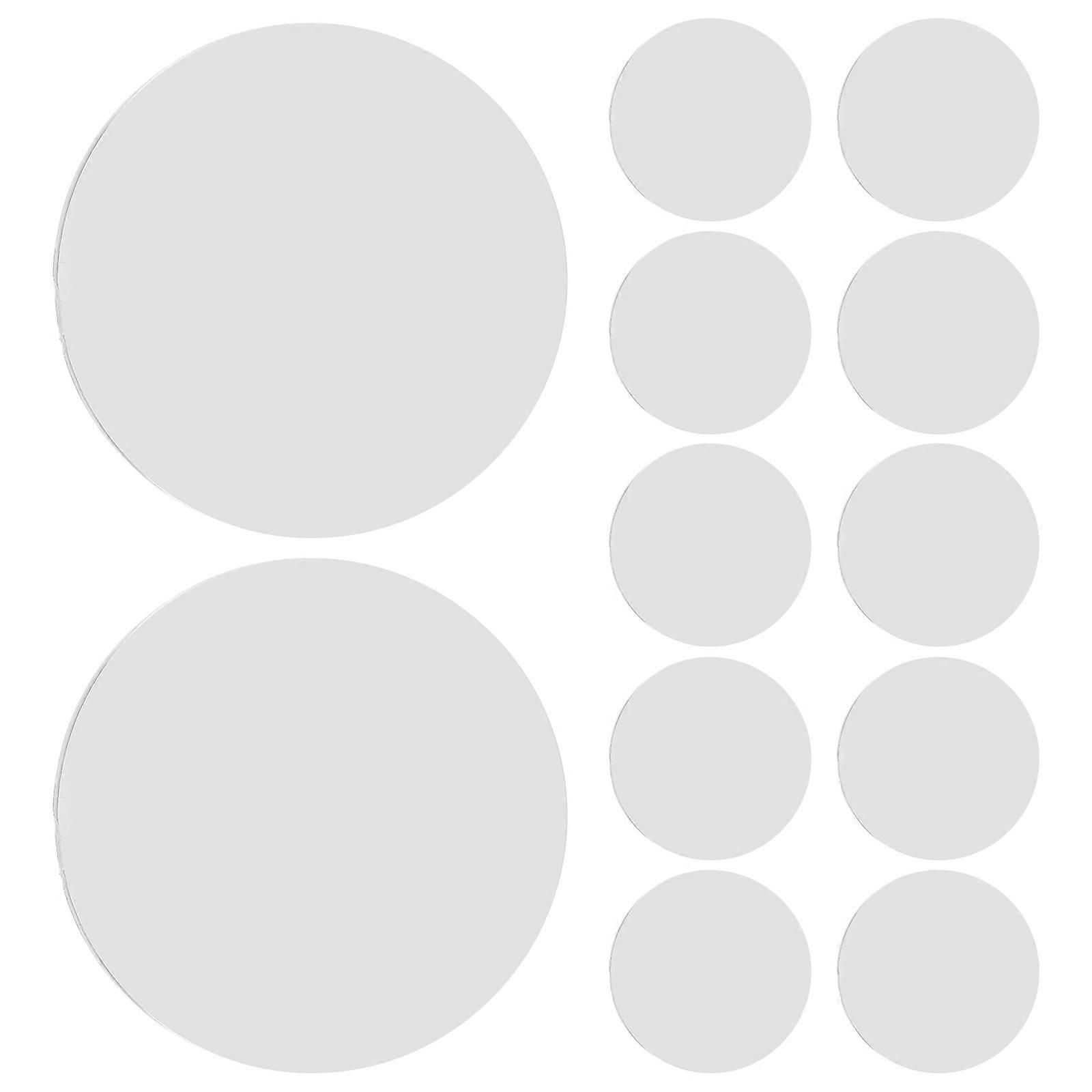 Clear Double Convex Lens Acrylic for Experiment 48Pcs Set