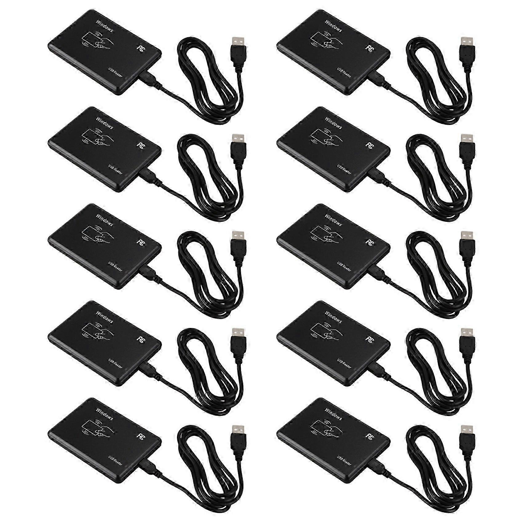 10X USB RFID DeskTop ID Card Reader Contactless Card Reader