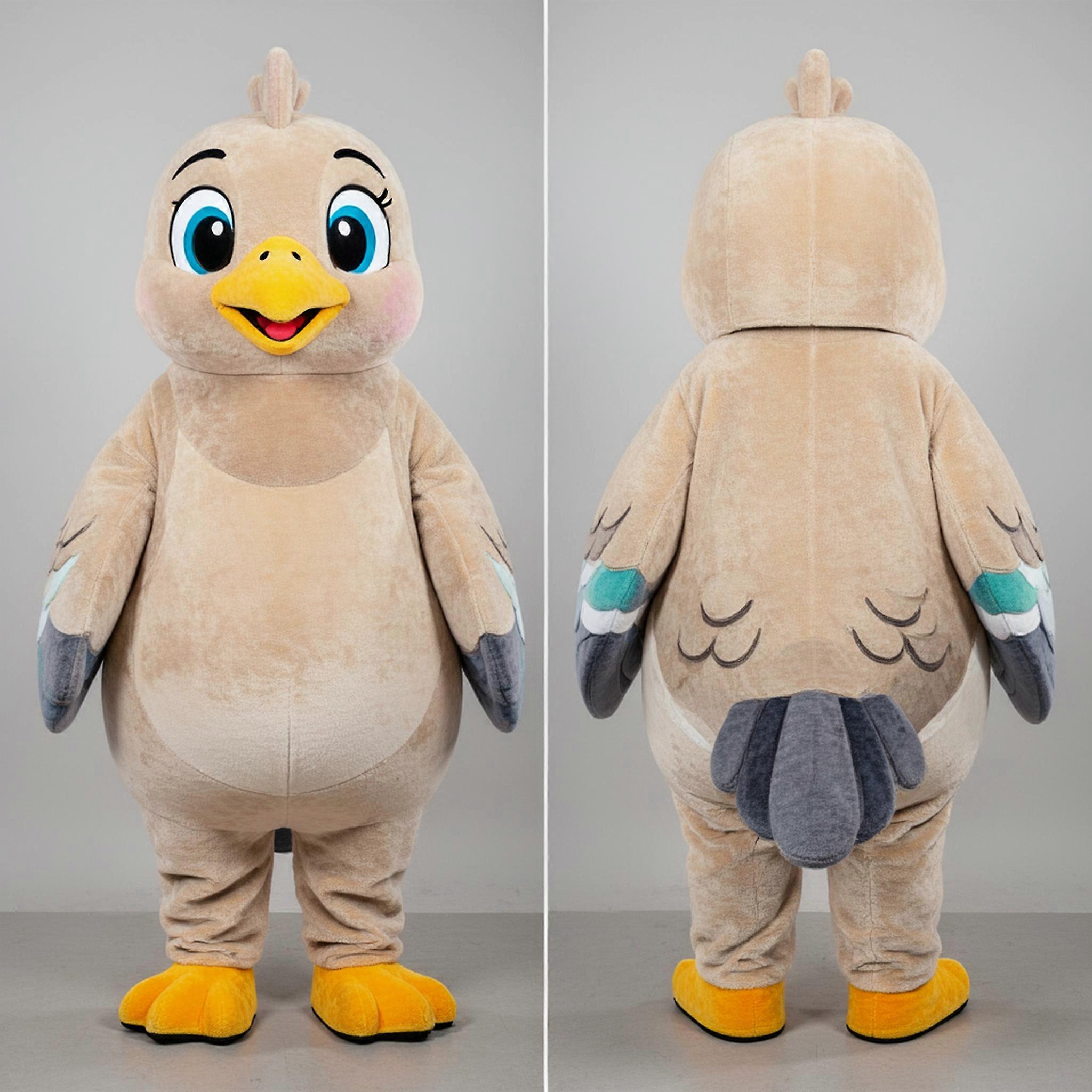 MASTICOT Beige Rounded Passenger Pigeon Mascot