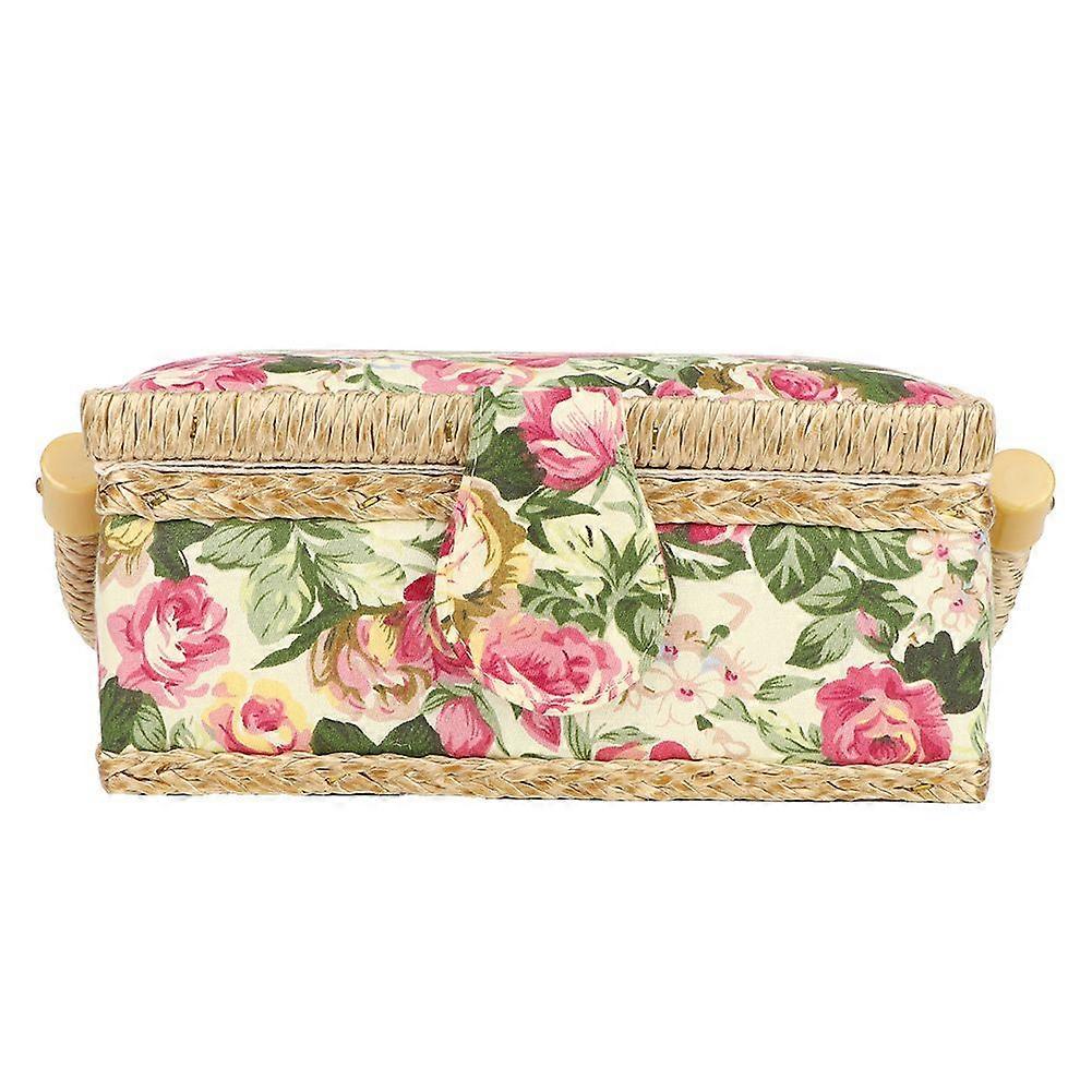 Stylish Practical Sewing Basket for Needlework Projects