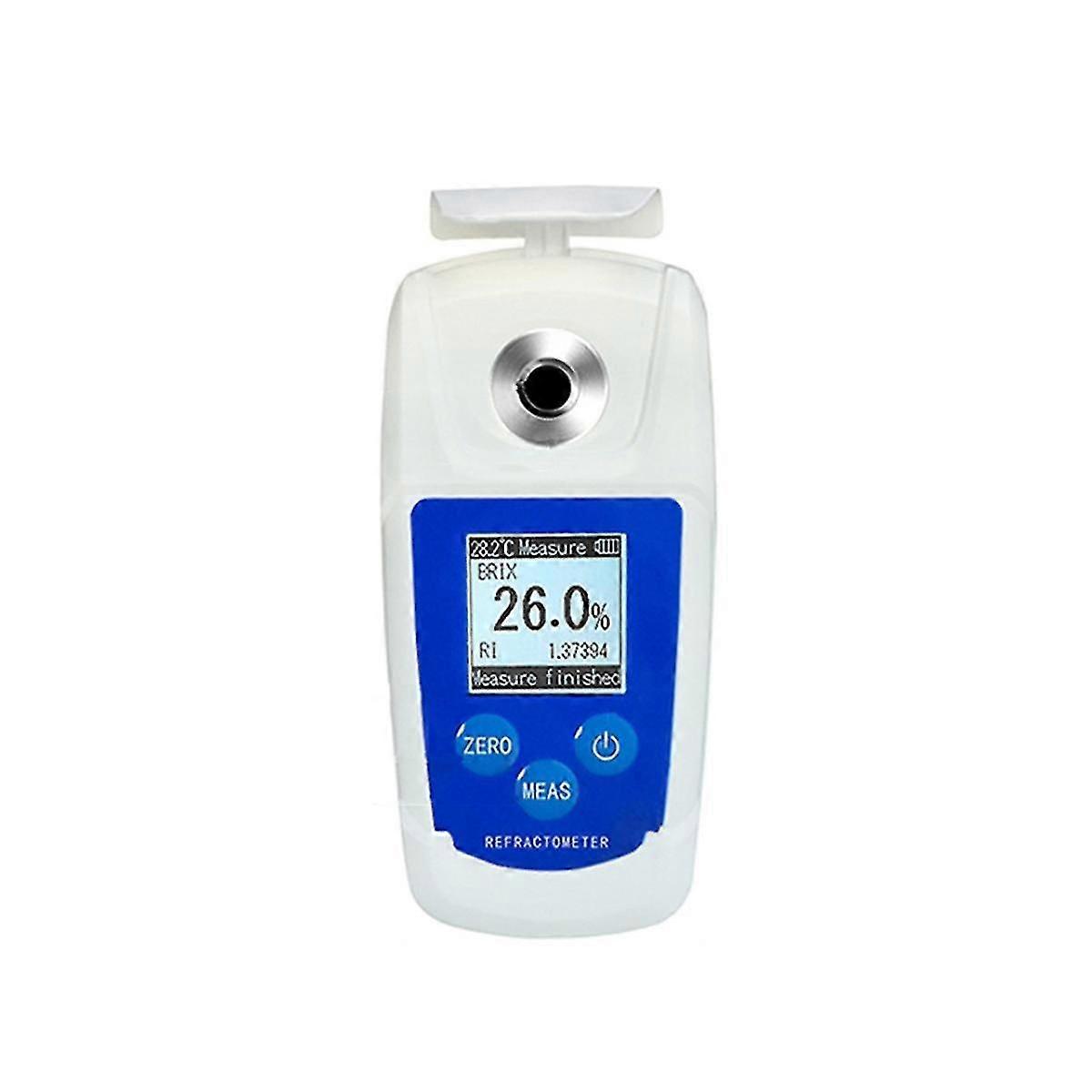 Digital Refractometer Sugar Meter Refractometer Digital Fruit Sugar Meter Juice Drinks Measuring Range 0-55%