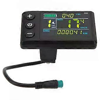 LCD-skjerm for elektrisk sykkel ABS vanntett LCD S866 elektrisk scooter fargeskjerm kontrollpanel