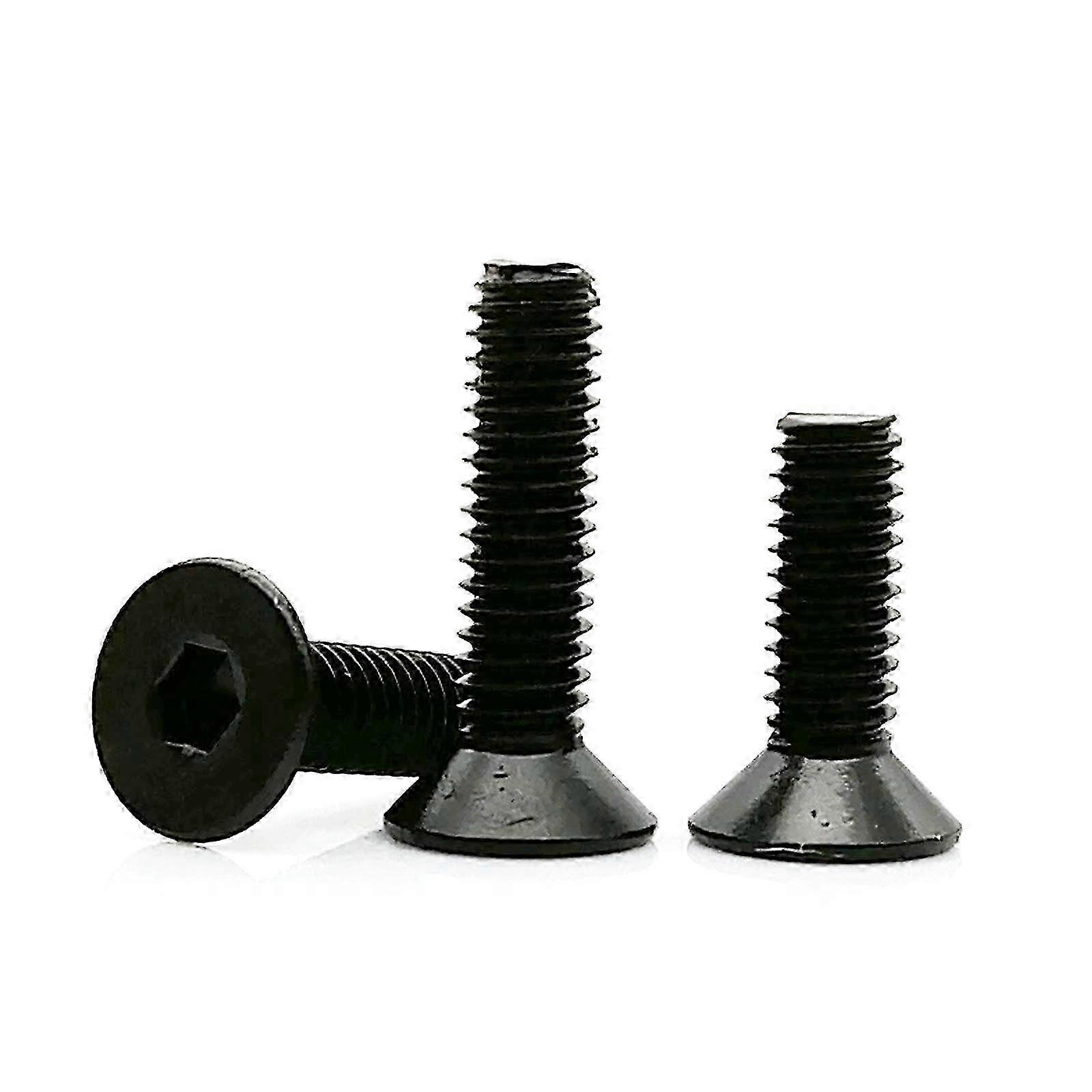 M2 25mm Black Stainless Countersunk Screws