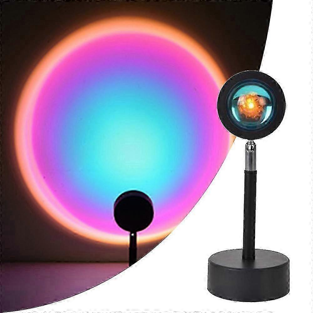 Sunset Lamp, 180 Rotation Usb Sunset Projector
