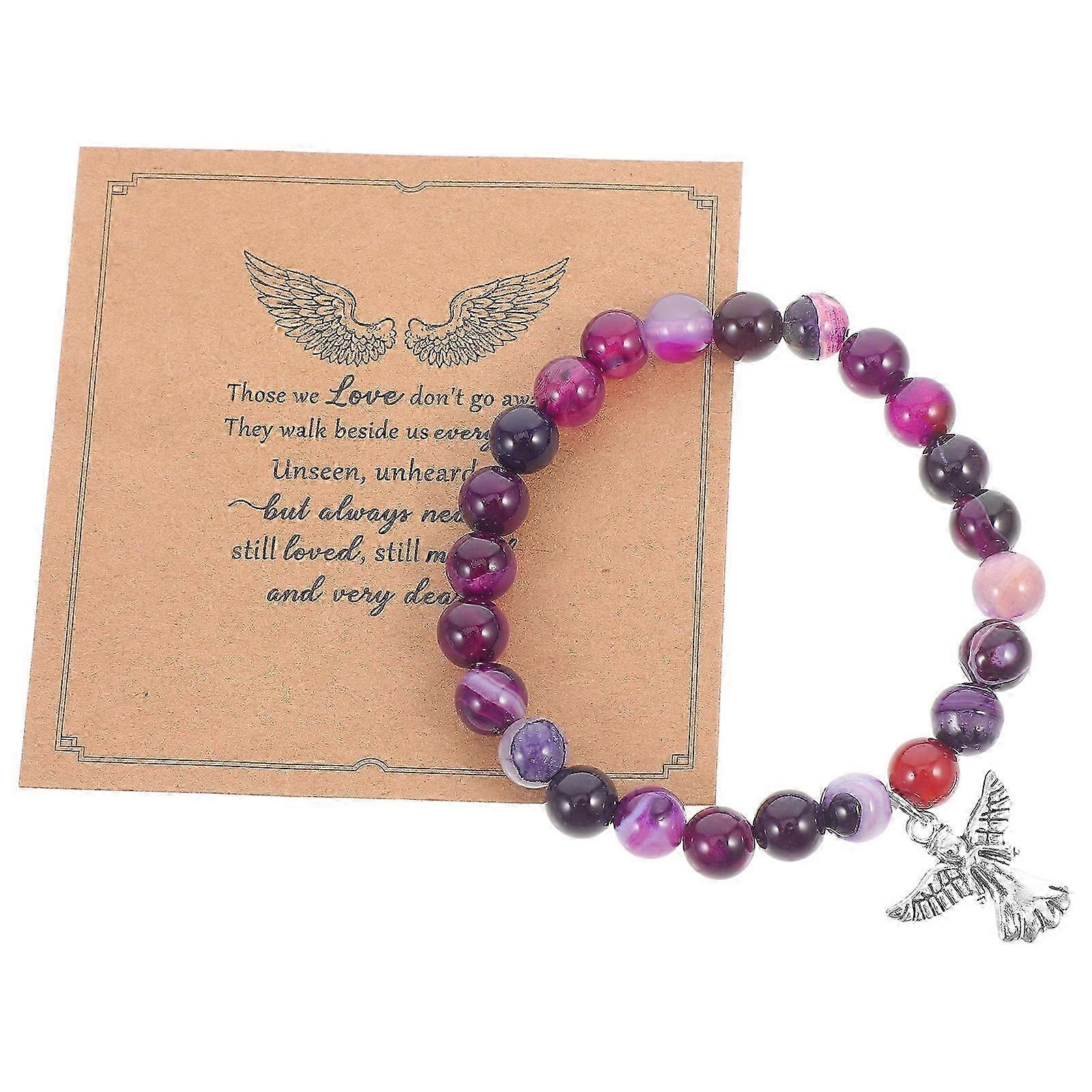 3Sets Beaded Bracelet Loss Memorial Gift