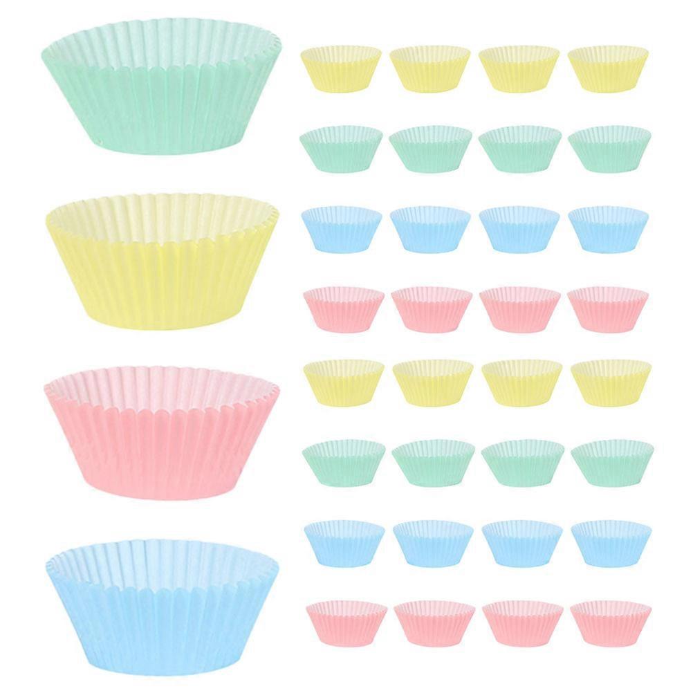 Cupcake Liner Paper Baking Cups for Baking Use 200Pcs Assorted Color