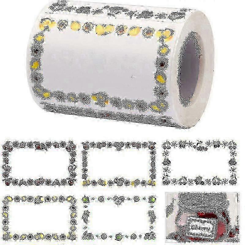 250Pcs Removable Food Container Labels