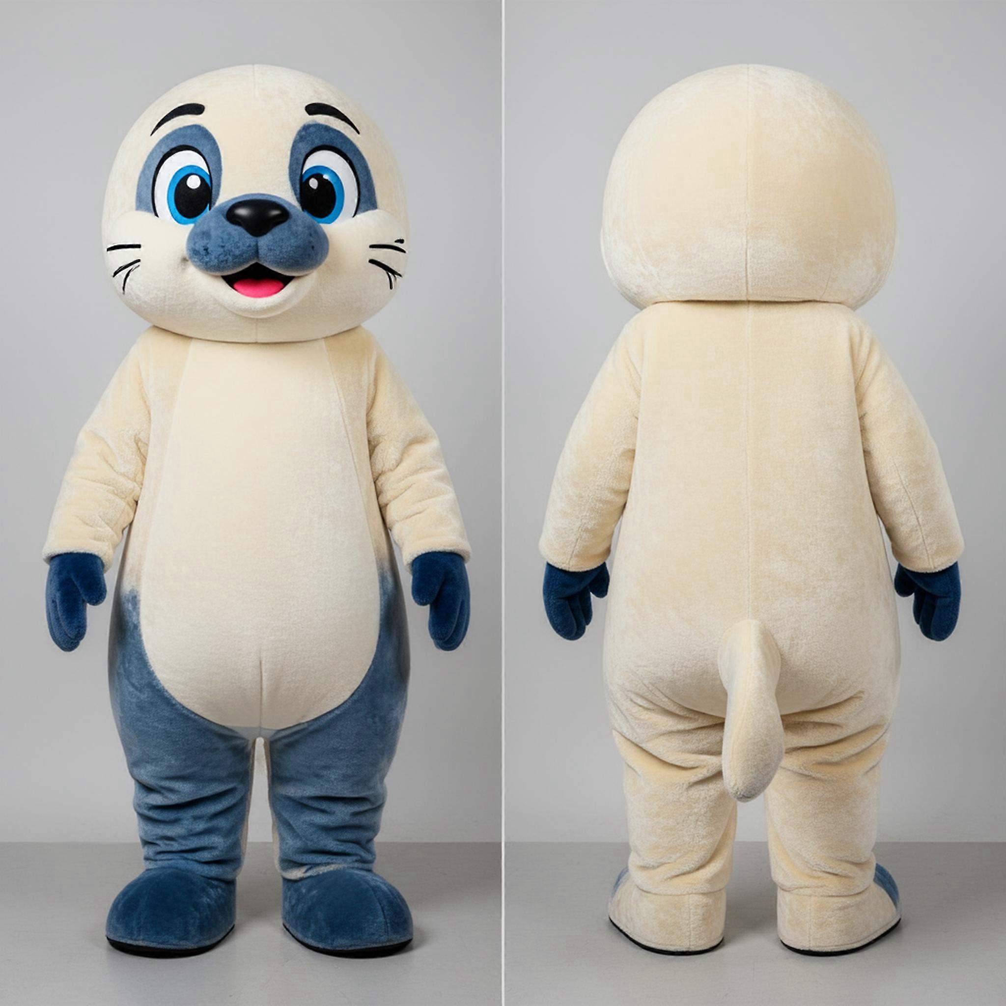 MASTICOT Creamy Soft Navy Seal Mascot