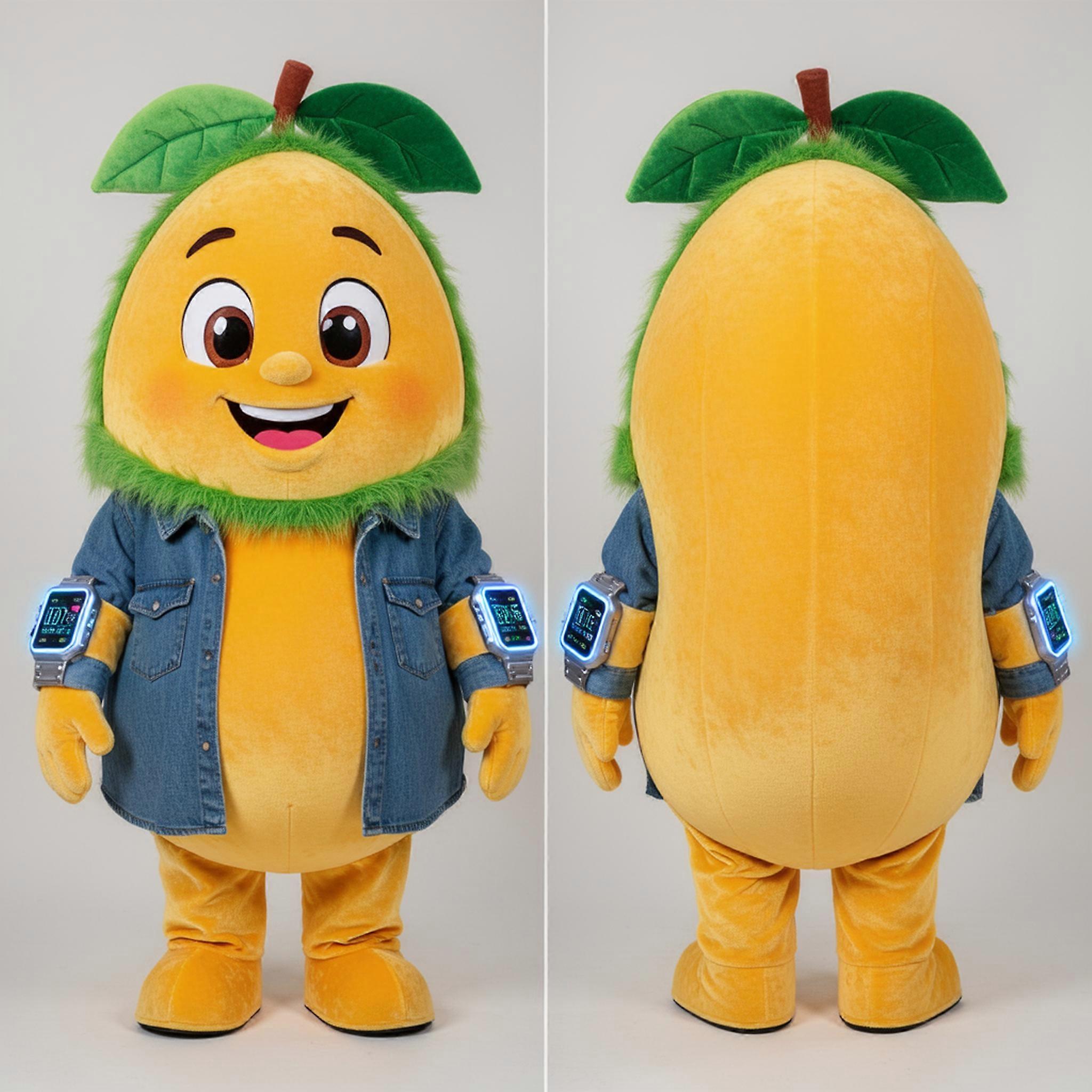 MASTICOT Golden Velvety Mango Mascot