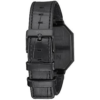 Nixon Re-run Digital Men's Quartz Watch With A944840 Synthetic Leather Bracelet