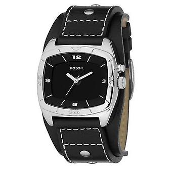 Fossil Big tic Quartz analog mand ur med koskind armbånd AM3696