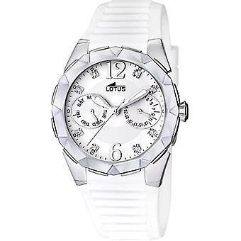 Lotus cool Quarz Analog Frau Uhr mit L15731/1 GummiArmband