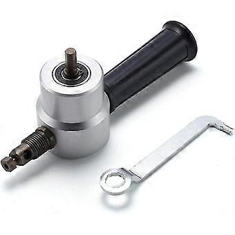 Metal Cutter, Sheet Metal Nibbler Metal Cutter, Double Head Drill Attachment 487.
