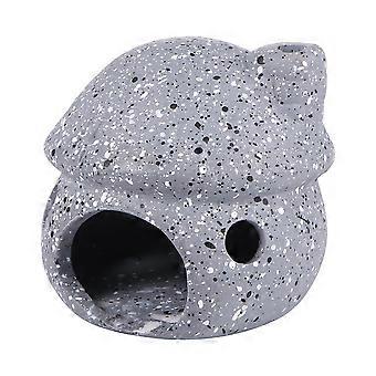 Aquarium Fish Shelter Ceramic Pot for Fish Tank Decoration 1Pcs