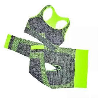 1Set Workout Set Racerback Sports Bra and Athletic Legging Running Yoga Gym Jogging Workout Leggings Racerback Legging
