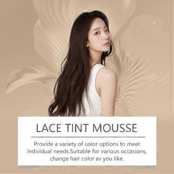 100Ml Waterproof Lace Tint Spray Concealer Mousse Melting For Wigs Lace Closure Front Toupees Edge Control Hair Makeup