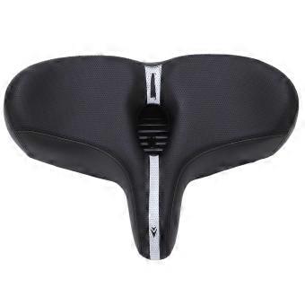 Bike Seat Cushion PU Leather Breathable and Comfortable Thickened Bicycle Saddle Replacement