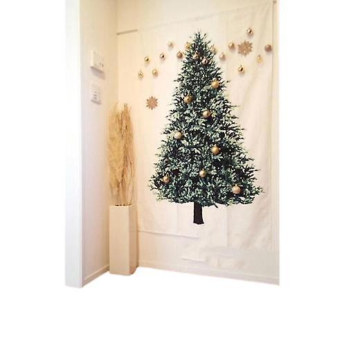 Holiday Decorations Christmas Tree Tapestry Festive Backdrop Wall