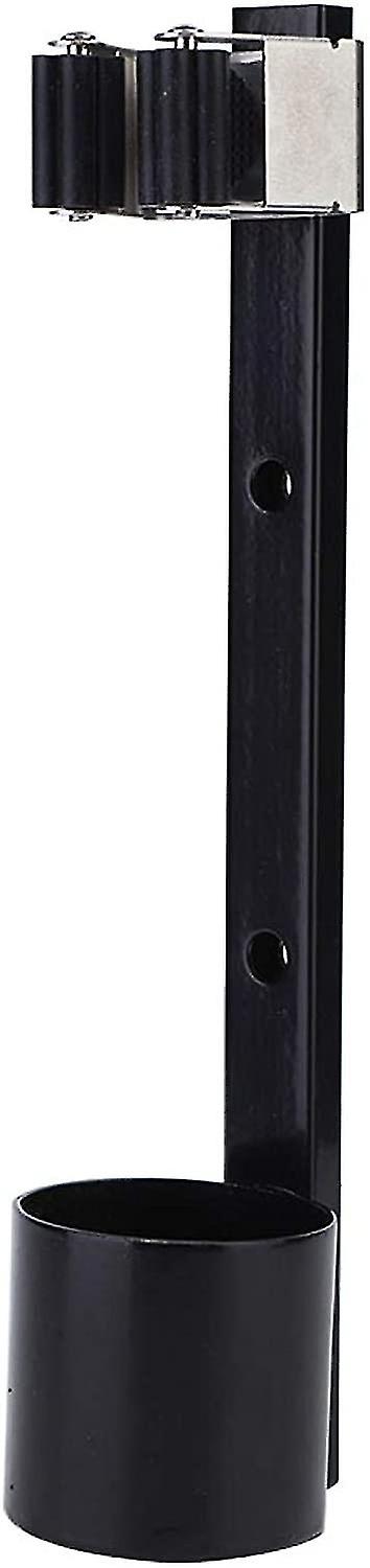 Gehstock Tragbare Krücke Unterstützung Halter Mount Stand für Mobilität Roller Rollstuhl Rollator Stick Zubehör1pcsschwarz