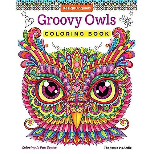 Groovy Owls Coloring Book (Coloring Is Fun)