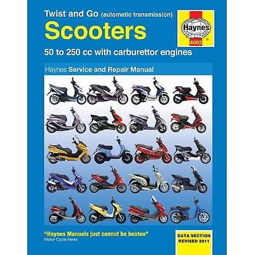 Servicio de Scooters de Twist & Go (transmisión automática) y Manual de servicio