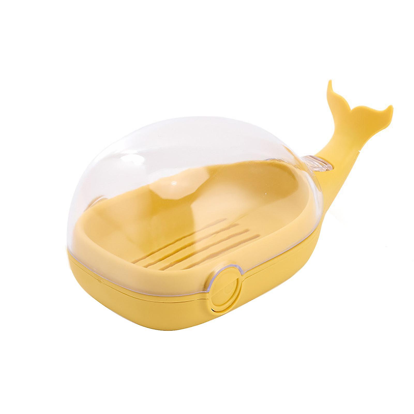 Soap Holder With Lid Double Layer Pp Home Drainage Design Soap Box For Bathroom