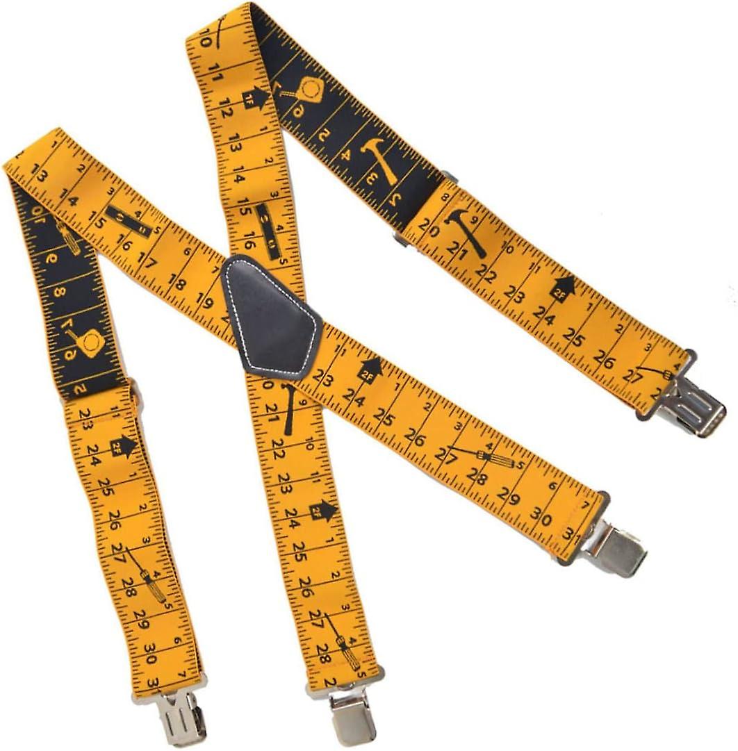 Ağır Hizmet Tipi Parantez İş Aleti Kemer Jartiyer Güçlü Klipsli Ayarlanabilir Askılar X Şekli Rahat Parantez Erkekler Kadınlar için Donanım Araçları Alet Kemeri (1 adet,