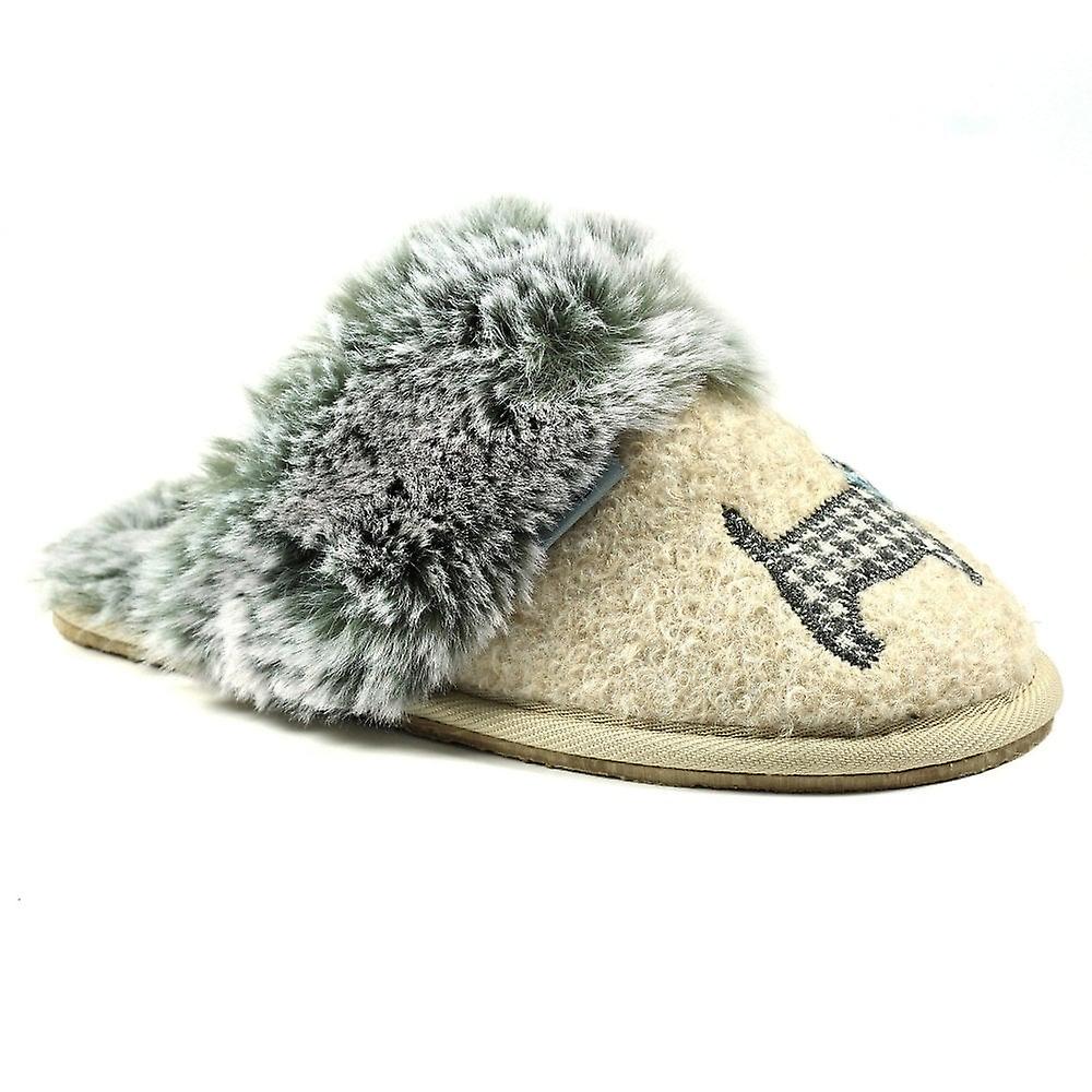 Women's Lazy Dogz Slippers Scottie III Beige