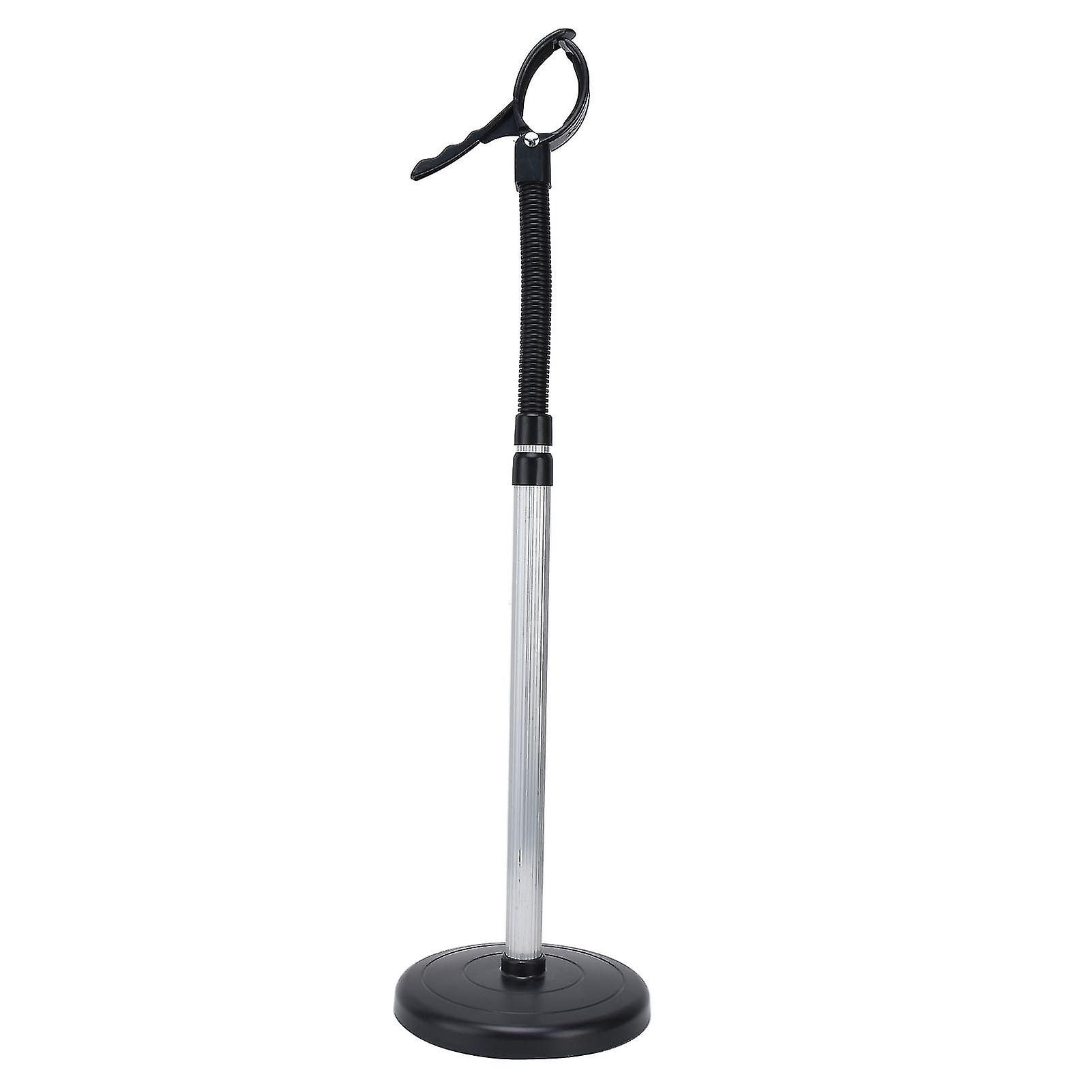 Support de sèche-cheveux rotatif à 360 degrés, col de cygne réglable en hauteur, base robuste et flexible, support mains libres pour sèche-cheveux
