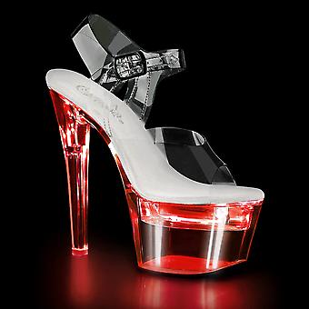 Pleaser Sandali Donna Flashdance-708 Clr/clr