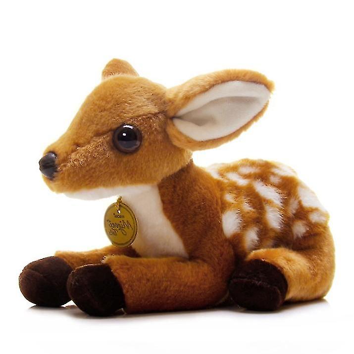 Baby Gift Sets 38cm Plush Toy Infant Deer Soft Stuffed Cartoon Sika Deer Dolls Animal Elk