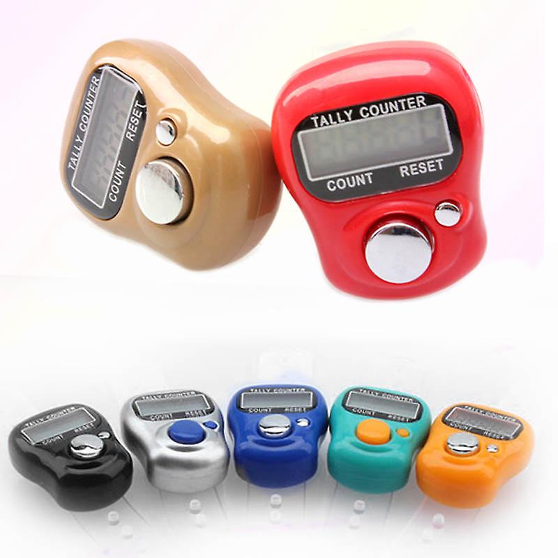 Electronic Digital Counter LCD Portable Hand Operated Tally for Kitchen Random Color