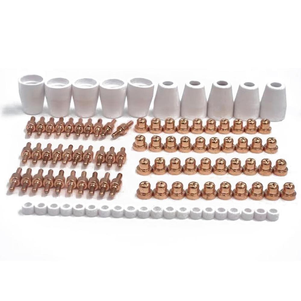 100pcs Pt31 Extend Plasma Cutter Torch Nozzle Electrodes Nozzles Kit