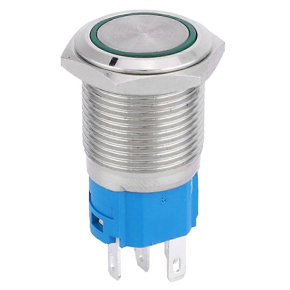 16mm LED Metal Button Switch Self-resetting, Suitable for Car Modification