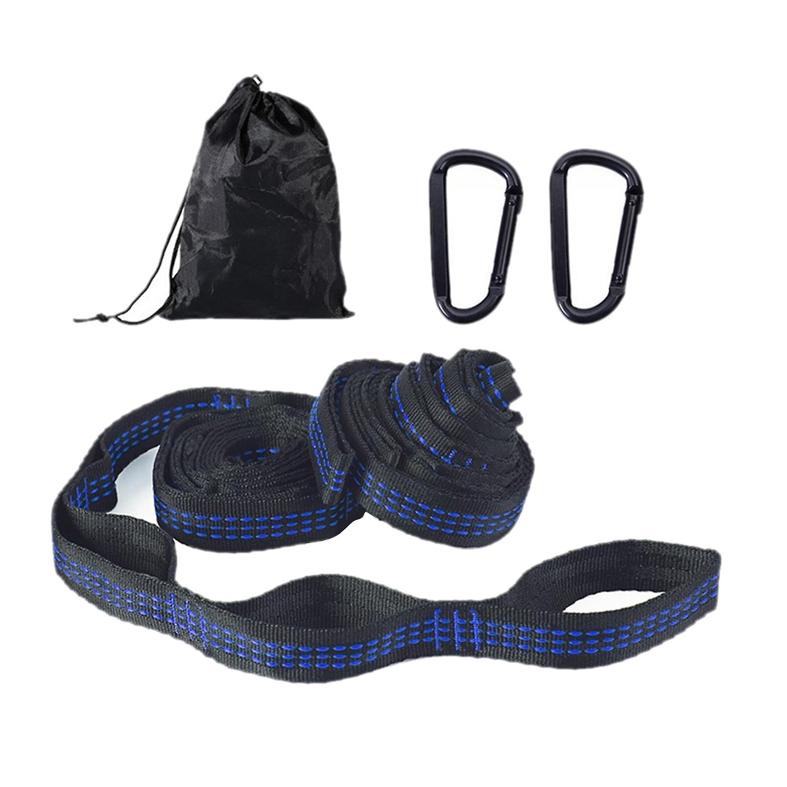 Hammock Tree Straps, 20 Loops&20ft Long Combined, 2000 LBS Heavy Duty Blue