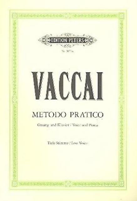 Practical Method Low Voice And Piano Sheet music Book